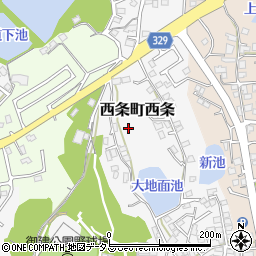 広島県東広島市西条町西条周辺の地図