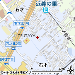 大阪府貝塚市石才108-A周辺の地図