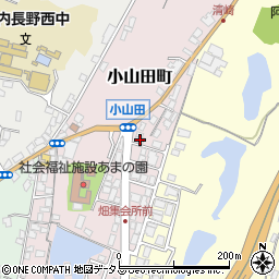 大阪府河内長野市小山田町121-5周辺の地図