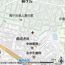 大阪府河内長野市楠ケ丘38-19周辺の地図