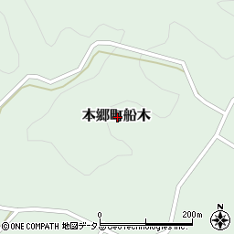 広島県三原市本郷町船木周辺の地図