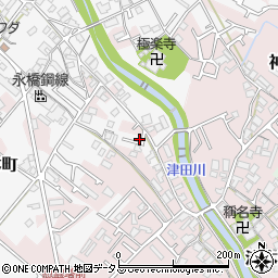 大阪府岸和田市極楽寺町203-6周辺の地図