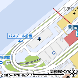 関西国際空港第３駐車場周辺の地図