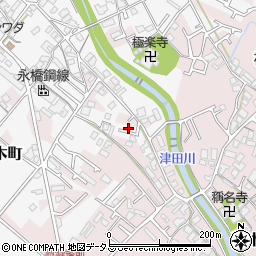 大阪府岸和田市極楽寺町203周辺の地図
