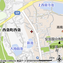 広島県東広島市西条町吉行2181周辺の地図