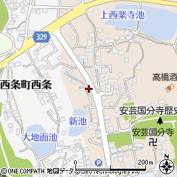 広島県東広島市西条町吉行2177周辺の地図