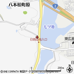 広島県東広島市八本松町原9342周辺の地図