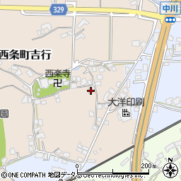 広島県東広島市西条町吉行1877周辺の地図