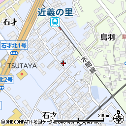 大阪府貝塚市石才79-6周辺の地図