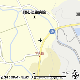 兵庫県淡路市大町下60周辺の地図