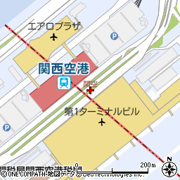 関西空港﻿(旅客ターミナル)周辺の地図