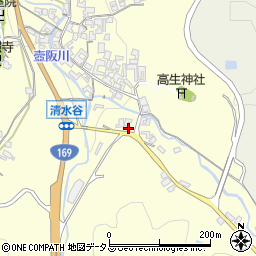 奈良県高市郡高取町清水谷1110周辺の地図