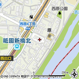 広島市西原ポンプ場周辺の地図