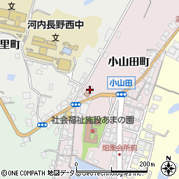 大阪府河内長野市小山田町184周辺の地図