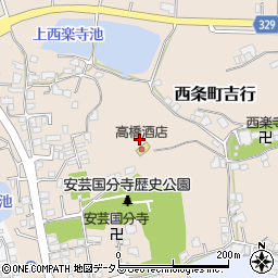 広島県東広島市西条町吉行2022周辺の地図