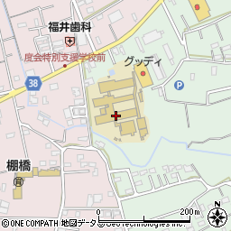 三重県立度会特別支援学校周辺の地図