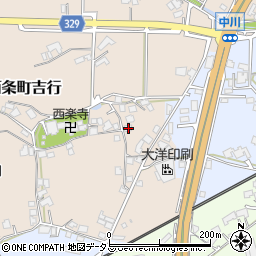 広島県東広島市西条町吉行1880周辺の地図