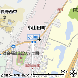 大阪府河内長野市小山田町147-4周辺の地図