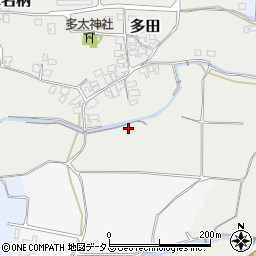 奈良県御所市多田周辺の地図