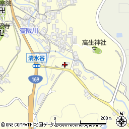 奈良県高市郡高取町清水谷1109周辺の地図