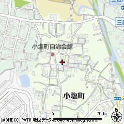 大阪府河内長野市小塩町581周辺の地図