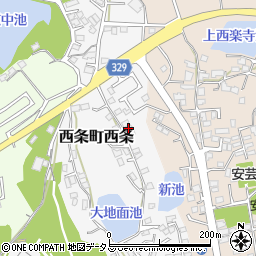 広島県東広島市西条町西条164周辺の地図