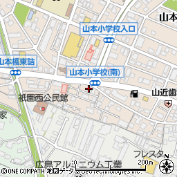 ａｐｏｌｌｏｓｔａｔｉｏｎ祇園南ＳＳ周辺の地図