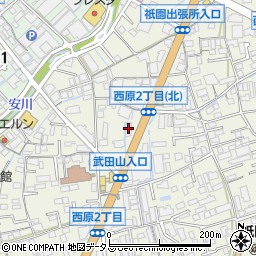 ラフィスヘアー（Ｌａｆｉｔｈｈａｉｒ）　広島祇園店周辺の地図
