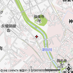 大阪府岸和田市極楽寺町211周辺の地図