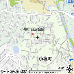 大阪府河内長野市小塩町580-1周辺の地図