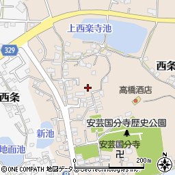 広島県東広島市西条町吉行2112周辺の地図