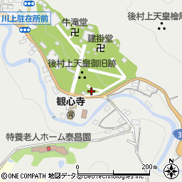 観心寺公衆トイレ周辺の地図