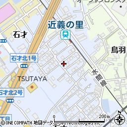 大阪府貝塚市石才677-7周辺の地図