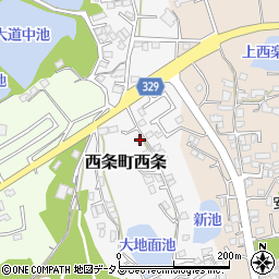 広島県東広島市西条町西条199周辺の地図