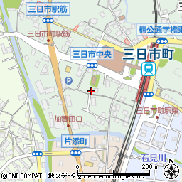 大阪府河内長野市三日市町178周辺の地図