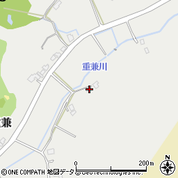 広島県東広島市高屋町重兼384周辺の地図