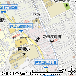 広島県広島市東区戸坂中町周辺の地図