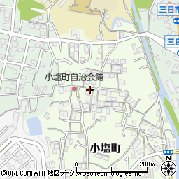 大阪府河内長野市小塩町593周辺の地図