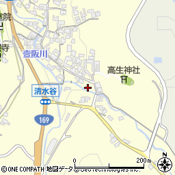 奈良県高市郡高取町清水谷1104周辺の地図