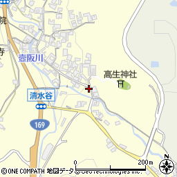 奈良県高市郡高取町清水谷1105周辺の地図