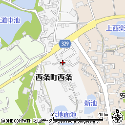 広島県東広島市西条町西条160周辺の地図
