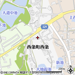 広島県東広島市西条町西条200周辺の地図