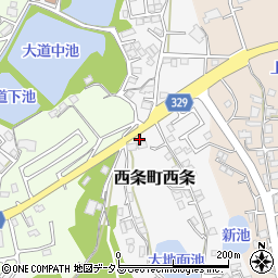 広島県東広島市西条町西条202-1周辺の地図
