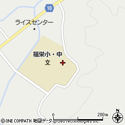 萩市立福栄中学校周辺の地図