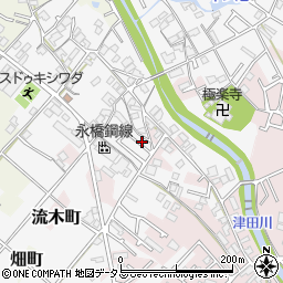 大阪府岸和田市極楽寺町1-1周辺の地図