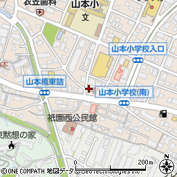 広島県警察本部安佐南警察署山本交番周辺の地図
