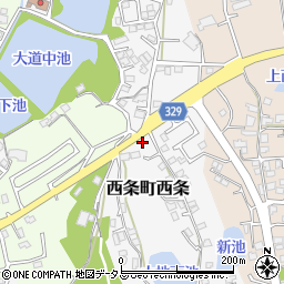 広島県東広島市西条町西条201周辺の地図