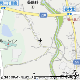 大阪府和泉市春木町381周辺の地図