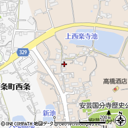 広島県東広島市西条町吉行2122周辺の地図