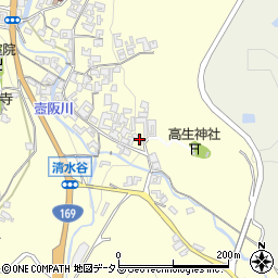 奈良県高市郡高取町清水谷727周辺の地図